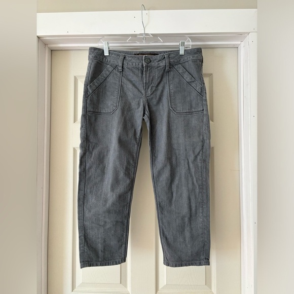 Yanuk Stella Crop Grey Jeans - Size 31 (size 11/12) - Picture 1 of 8